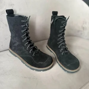 Anatomical Lace Up Boots Women Handmade Suede Or