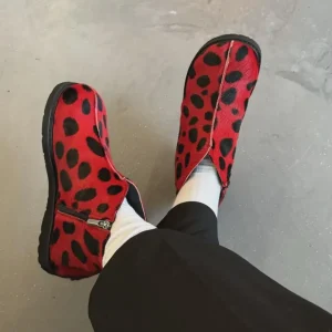 Fur Lined Winter Leather Boots For Women Orthopedic